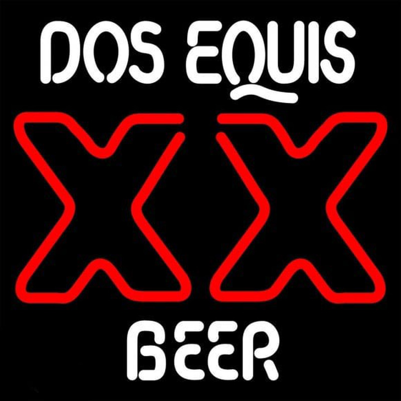 Custom DOS Equis Beer Sign Neon Sign USA