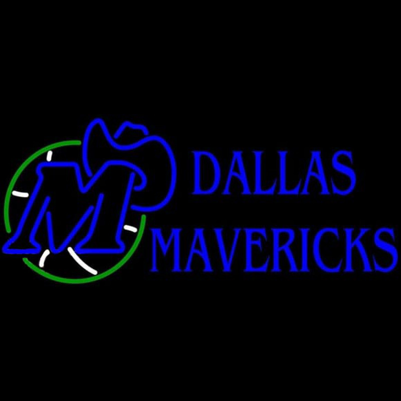 Custom Dallas Mavericks Original Logo Used From 1980 To 2001 Neon Sign Neon Sign USA