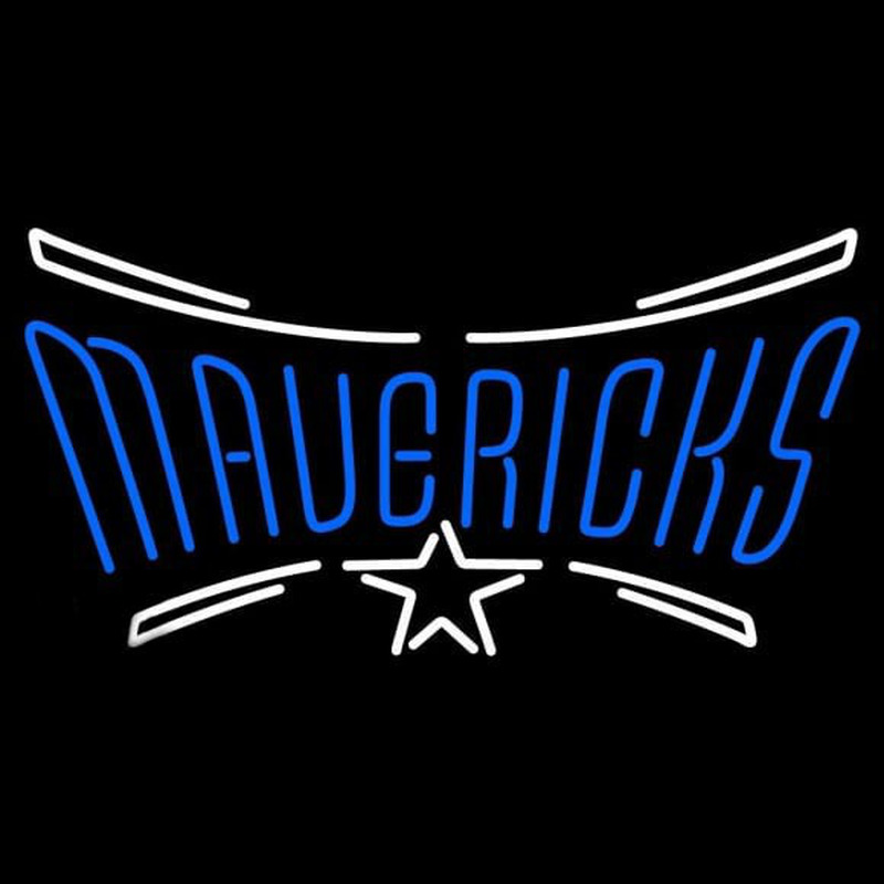 Custom Dallas Mavericks Wordmark 2001 02 Pres Logo NBA Neon Sign Neon Sign USA