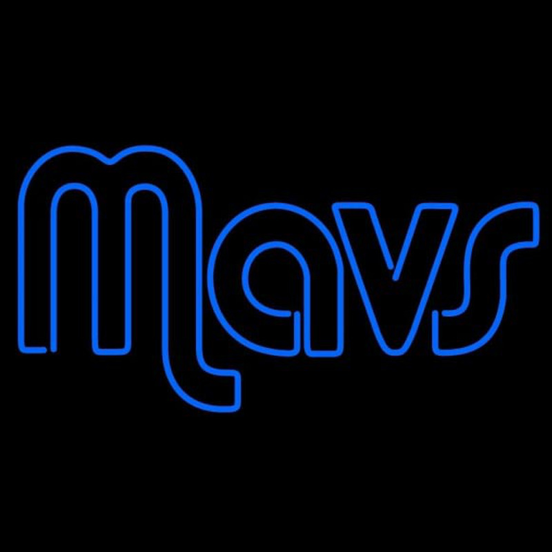 Custom Dallas Mavericks Wordmark 2004 05 Pres Logo NBA Neon Sign Neon Sign USA