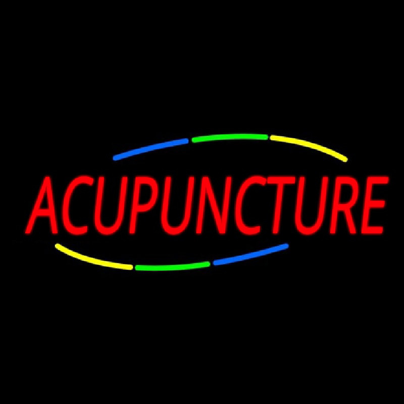 Custom Deco Style Acupuncture Neon Sign USA