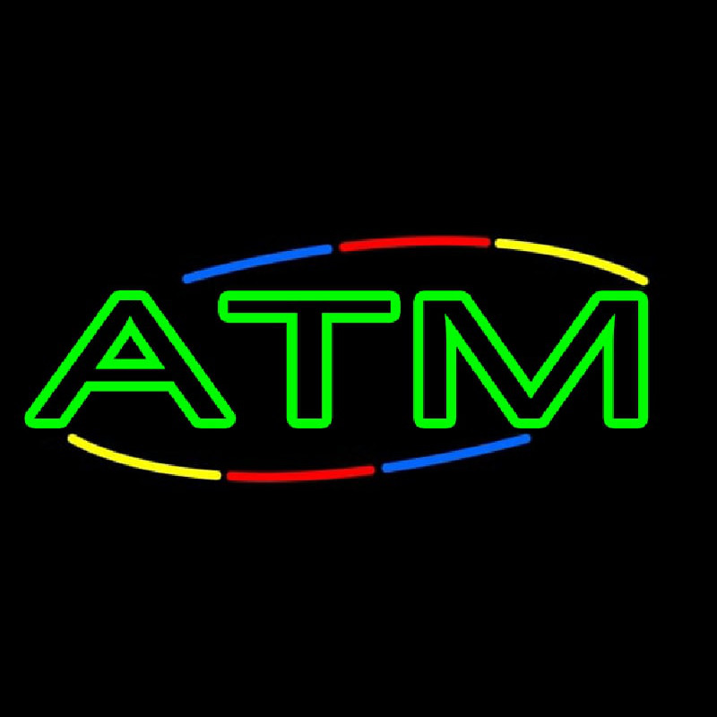 Custom Deco Style Atm Neon Sign USA
