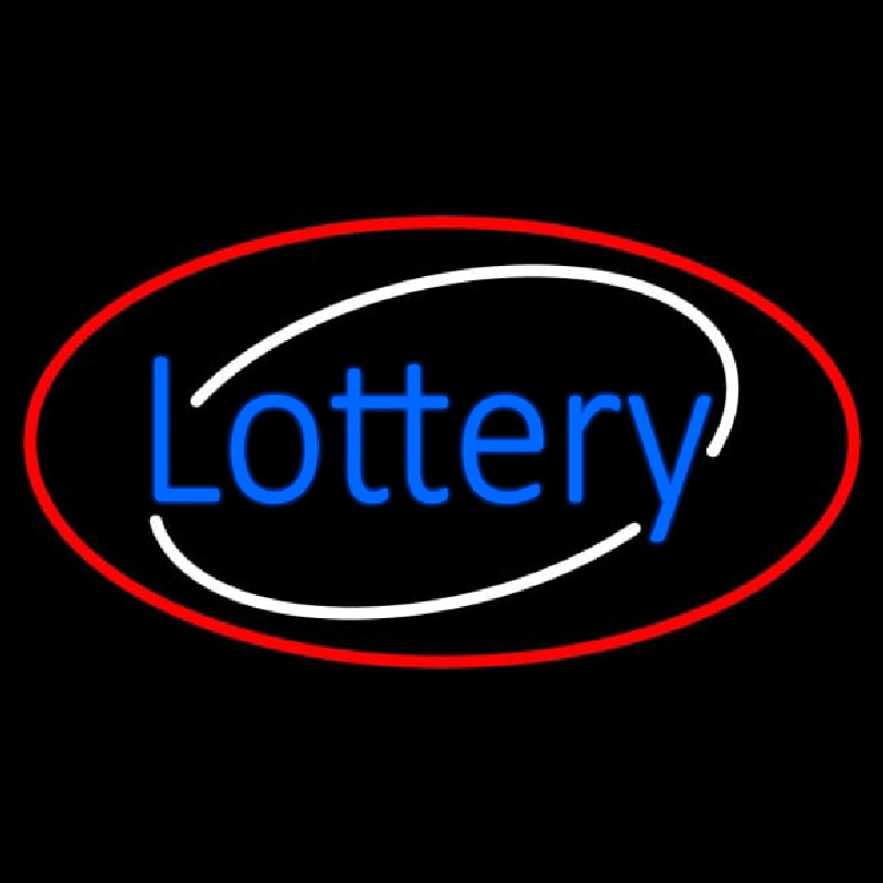 Custom Deco Style Lottery Neon Sign USA