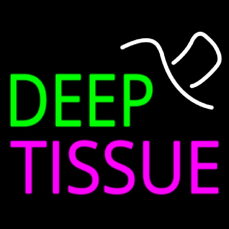 Custom Deep Tissue Neon Sign USA