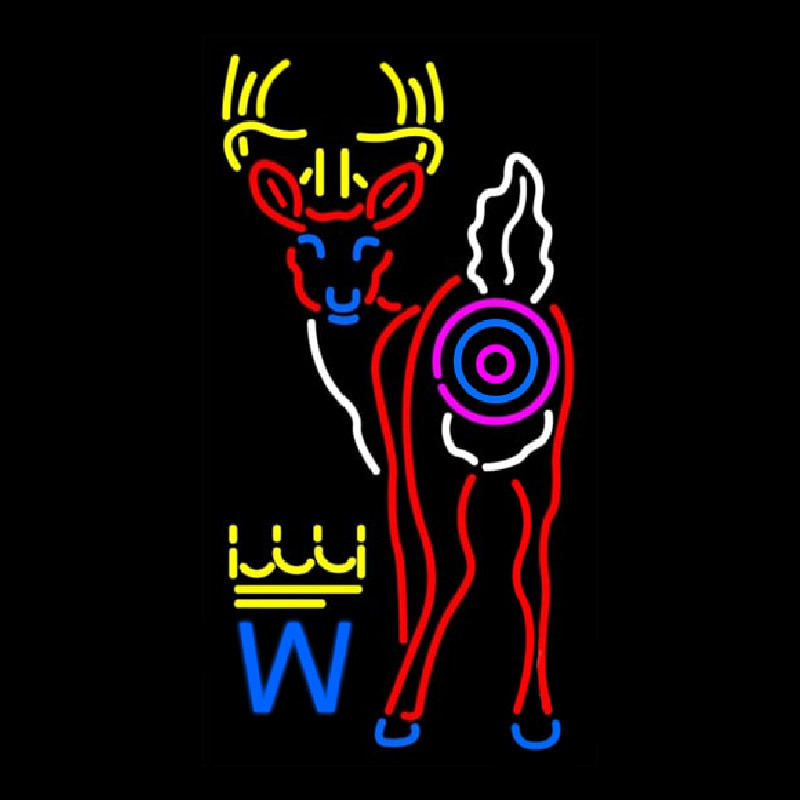 Custom Deer Logo Neon Sign USA