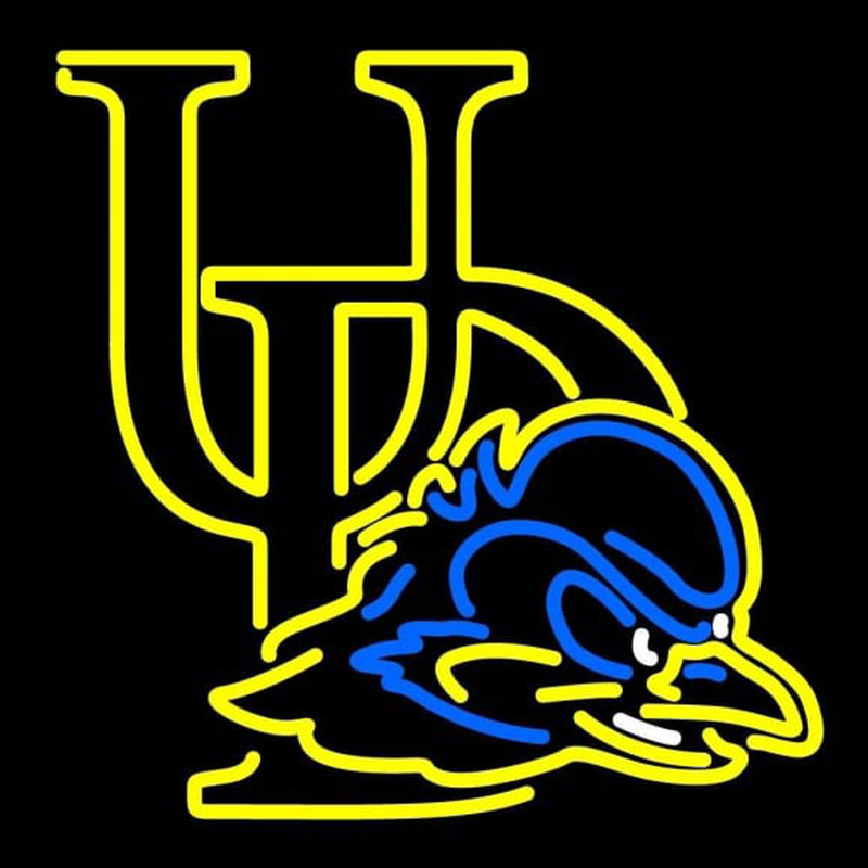 Custom Delaware Fighting Blue Hens Neon Sign Neon Sign USA