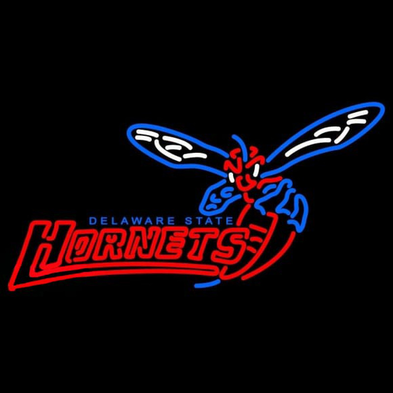 Custom Delaware State Hornets Alternate 2004 Pres Logo NCAA Neon Sign Neon Sign USA