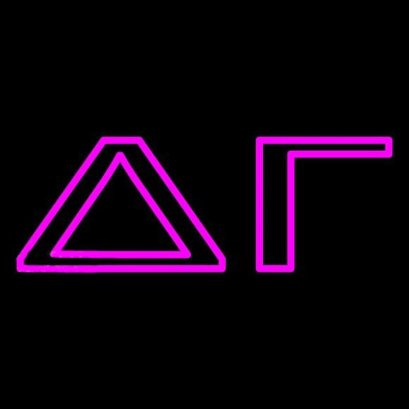 Custom Delta Gamma Neon Sign USA