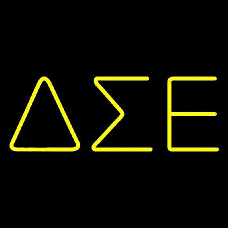Custom Delta Sigma Epsilon Neon Sign USA