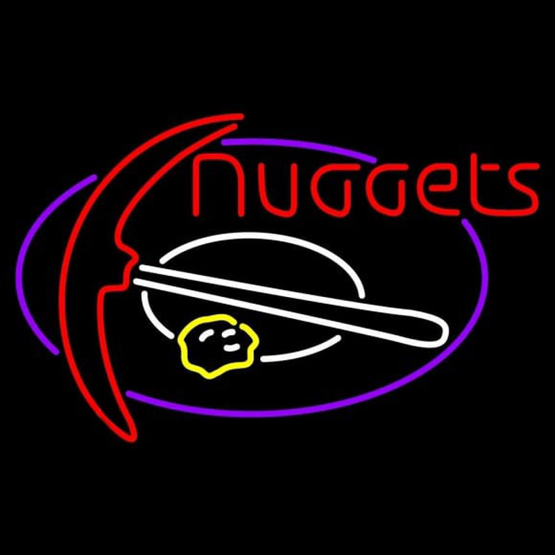 Custom Denver Nuggets Alternate 1974 75 1975 76 Logo NBA Neon Sign Neon Sign USA