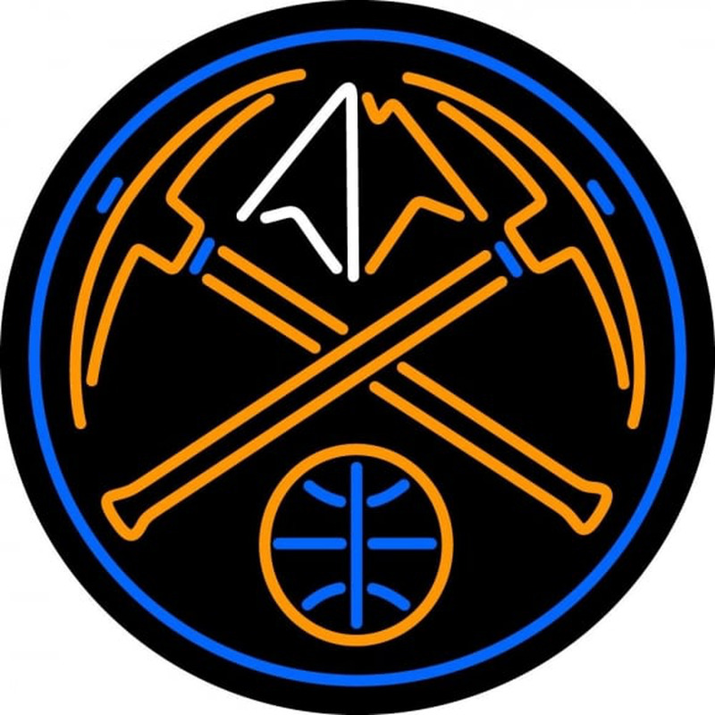 Custom Denver Nuggets Alternate 2005 06 Pres Logo NBA Neon Sign Neon Sign USA