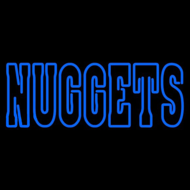 Custom Denver Nuggets Wordmark 2003 04 Pres Logo NBA Neon Sign Neon Sign USA