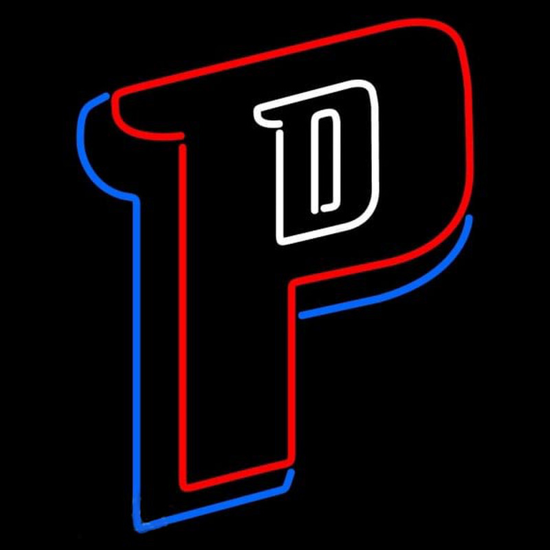 Custom Detroit Pistons Alternate 2005 06 Pres Logo NBA Neon Sign Neon Sign USA