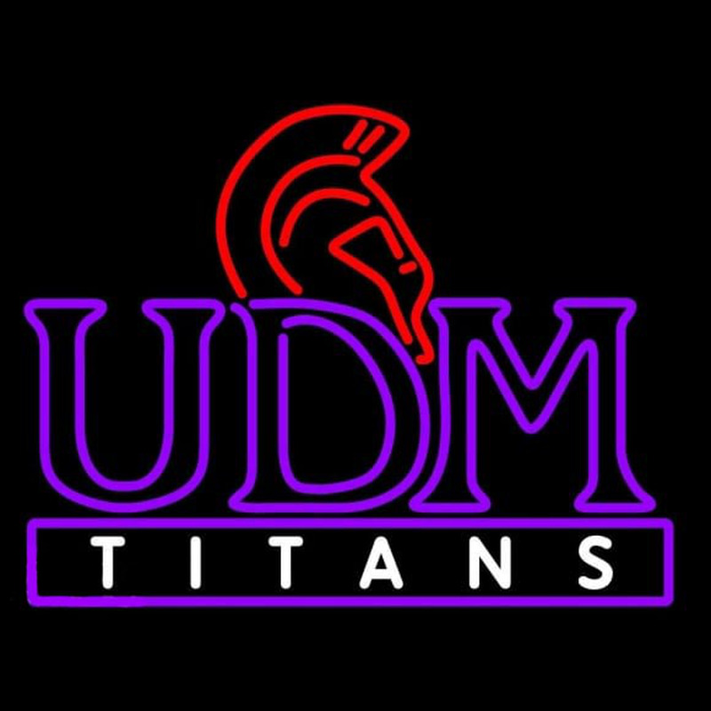 Custom Detroit Titans Primary 1991 2007 Logo NCAA Neon Sign Neon Sign USA