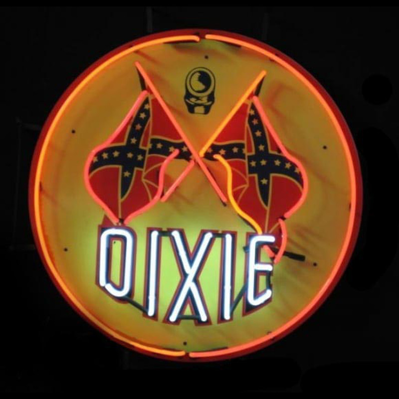 Custom Dixie Gasoline Neon Sign USA