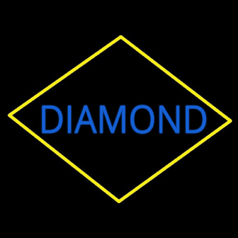 Custom Diamond Block Neon Sign USA