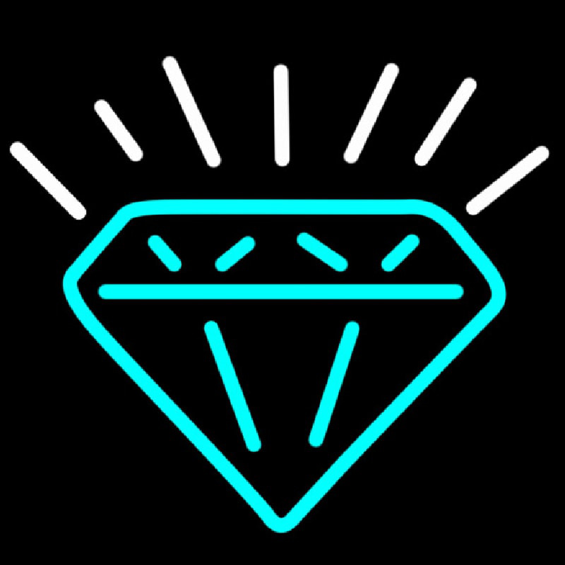 Custom Diamond Logo Neon Sign USA