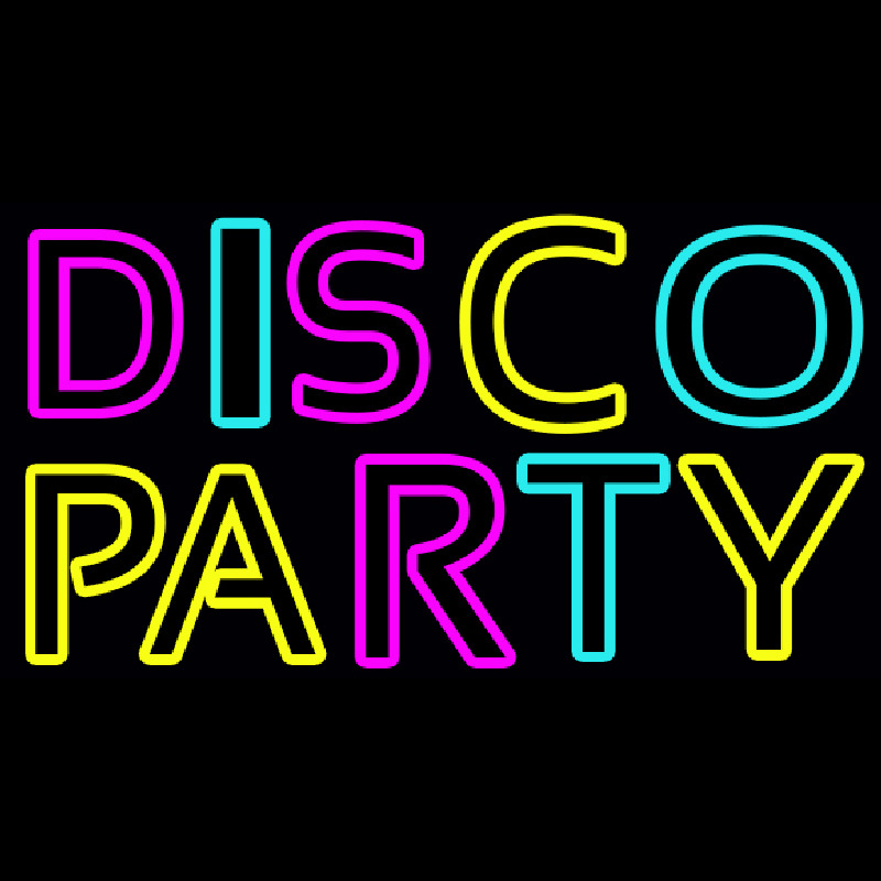 Custom Disco Party 3 Neon Sign USA