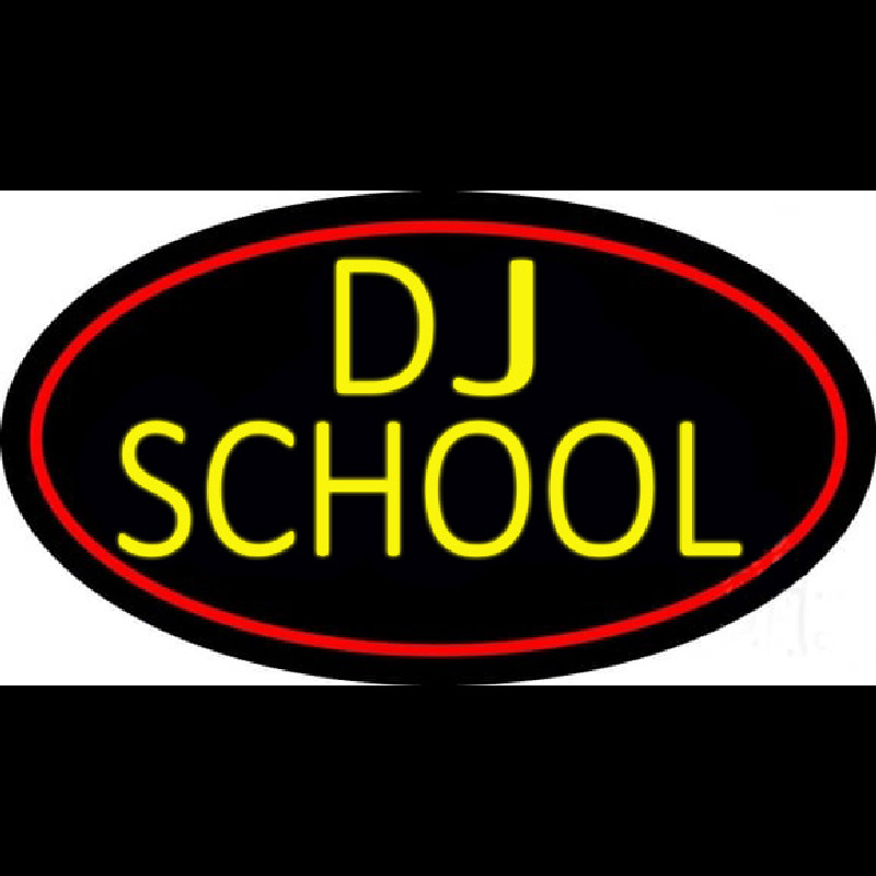 Custom Dj School Neon Sign USA