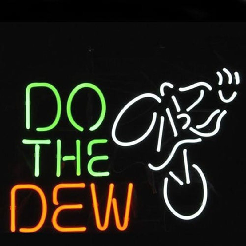Custom Do The Dew Mountain Bike Logo Neon Sign USA