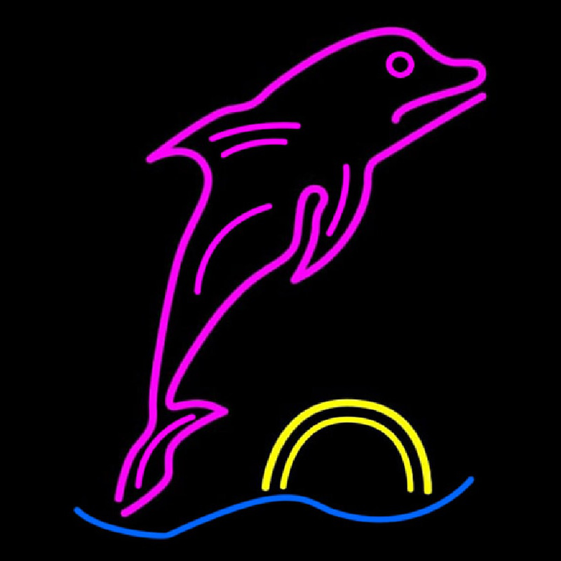 Custom Dolphin Neon Sign USA