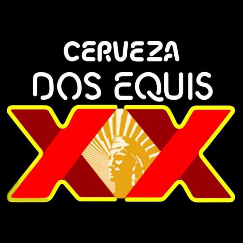 Custom Dos Dquis Bright Red Xx Mexican Beer Sign Neon Sign USA