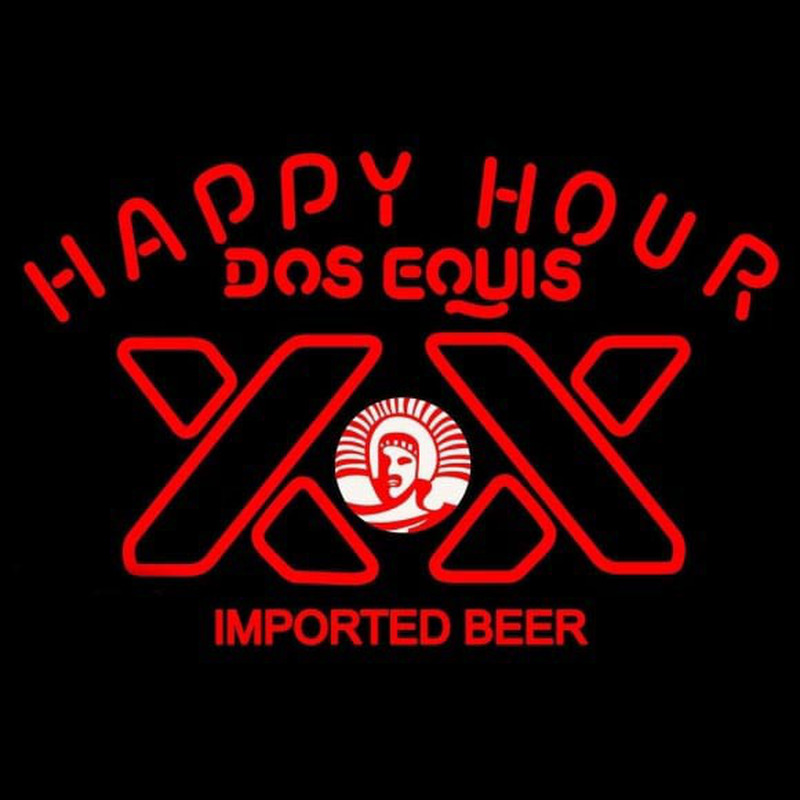 Custom Dos Equis Beer Happy Hour Beer Sign Neon Sign USA