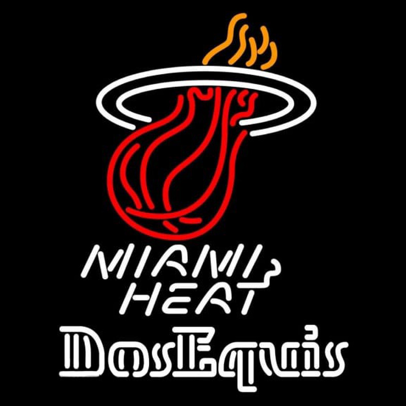 Custom Dos Equis Miami Heat NBA Beer Sign Neon Sign USA