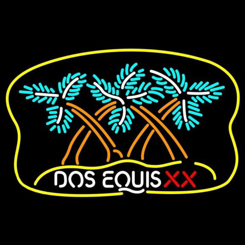 Custom Dos Equis Xx Plam Tree Beer Sign Neon Sign USA