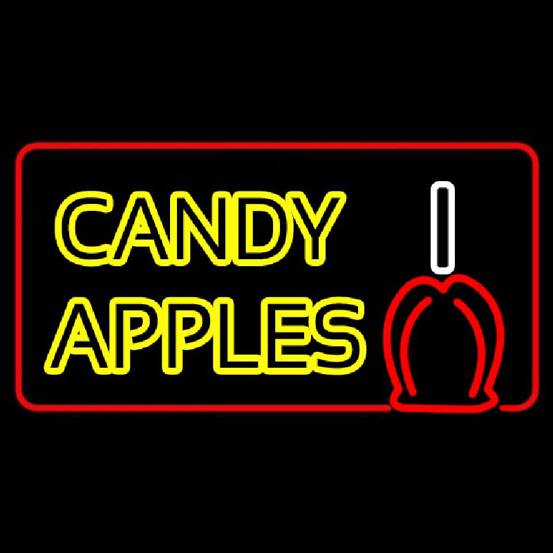 Custom Double Stroke Candy Apples Neon Sign USA