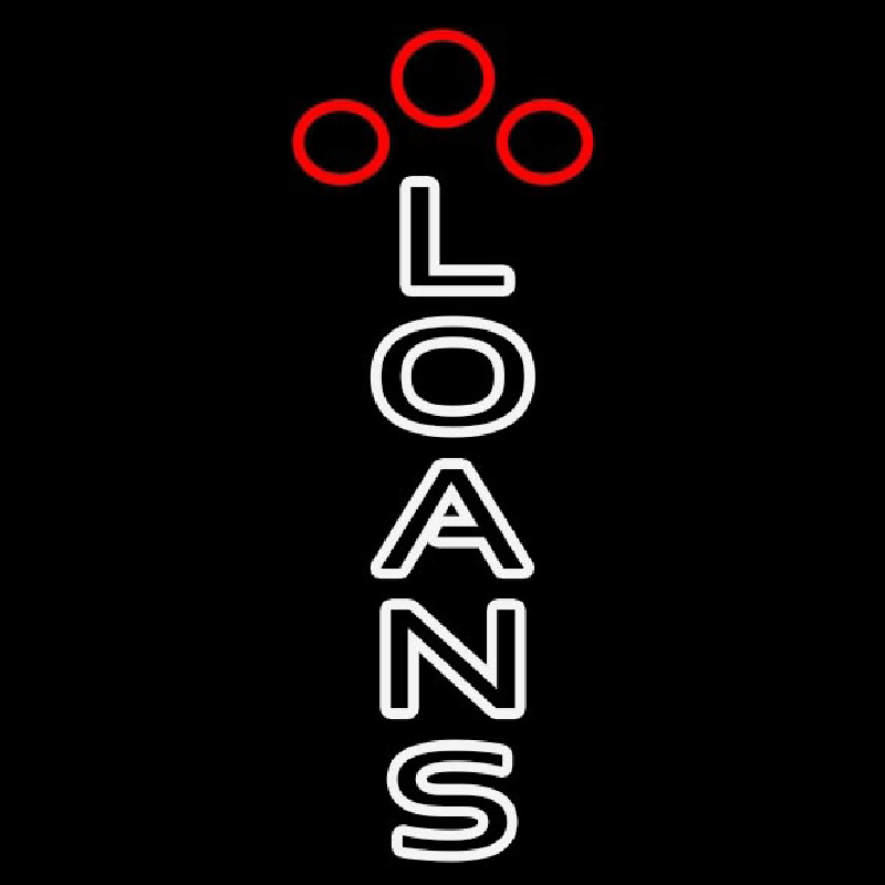 Custom Double Stroke Loans Neon Sign USA