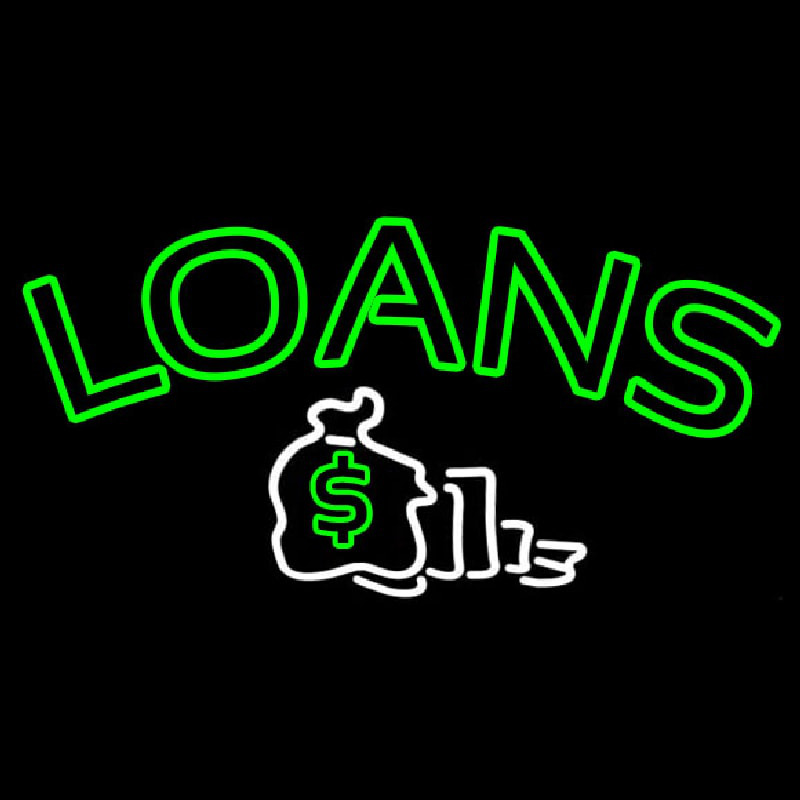 Custom Double Stroke Loans With Logo Neon Sign USA