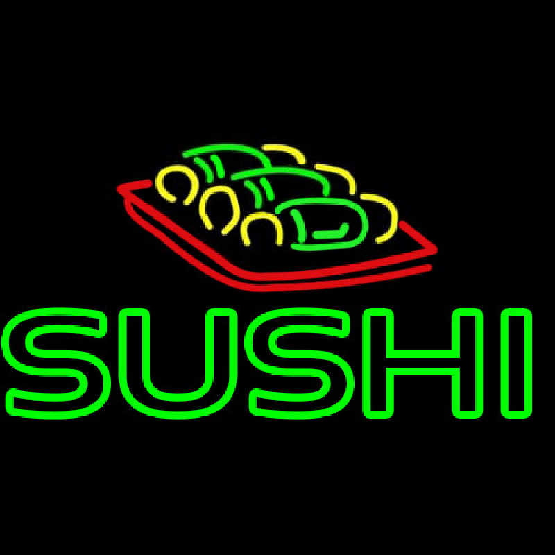 Custom Double Stroke Sushi Neon Sign USA