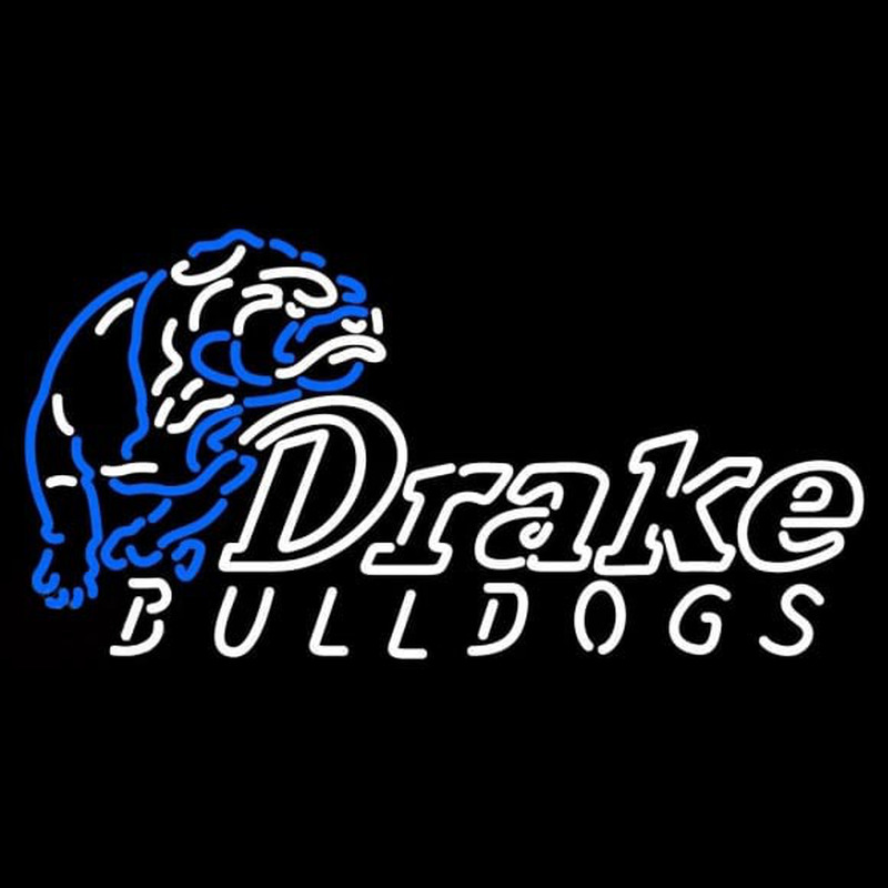 Custom Drake Bulldogs Primary 2005 Pres Logo NCAA Neon Sign Neon Sign USA