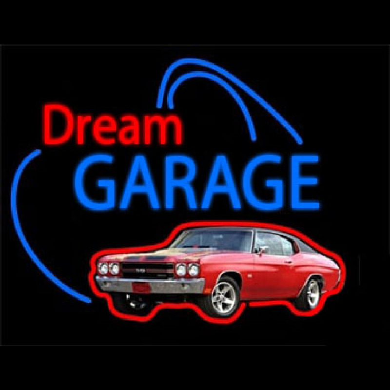 Custom Dream Garage Chevy Chevelle Ss Neon Sign USA