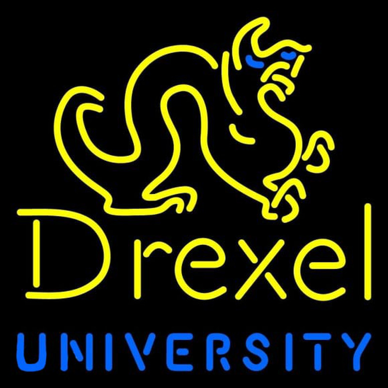Custom Drexel Dragons Primary 1985 2001 Logo NCAA Neon Sign USA