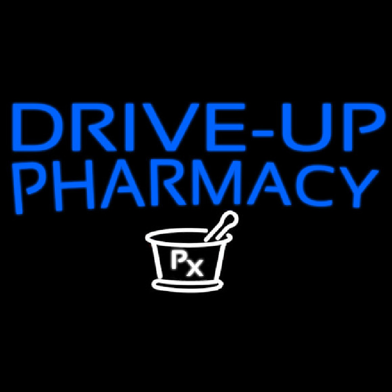 Custom Drive Up Pharmacy Neon Sign USA