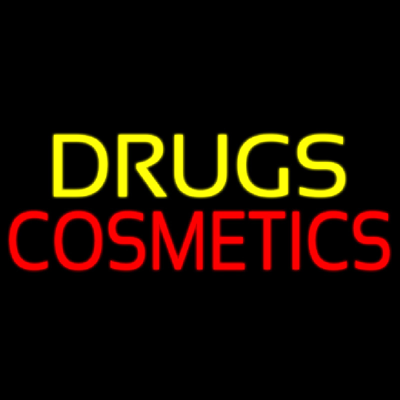Custom Drugs Cosmetics Neon Sign USA