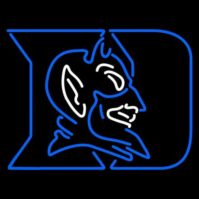 Custom Duke Blue Devils Primary 1978 Pres Logo NCAA Neon Sign Neon Sign USA