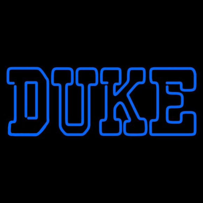 Custom Duke Blue Devils Wordmark 1978 Pres Logo NCAA Neon Sign Neon Sign USA