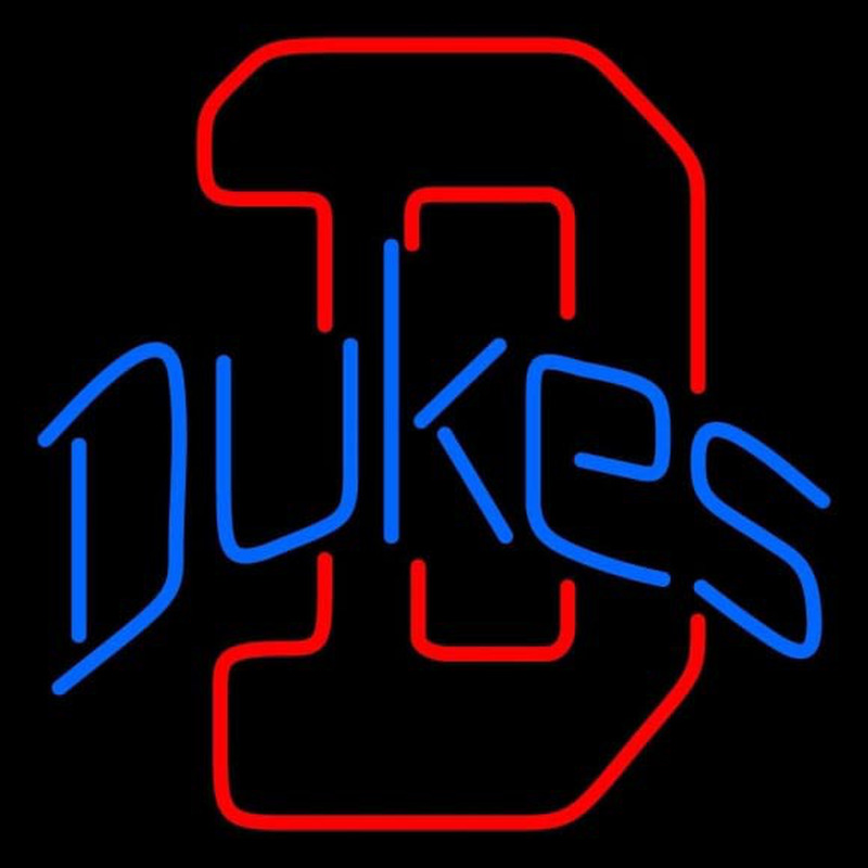 Custom Duquesne Dukes Primary 1982 1998 Logo NCAA Neon Sign Neon Sign USA