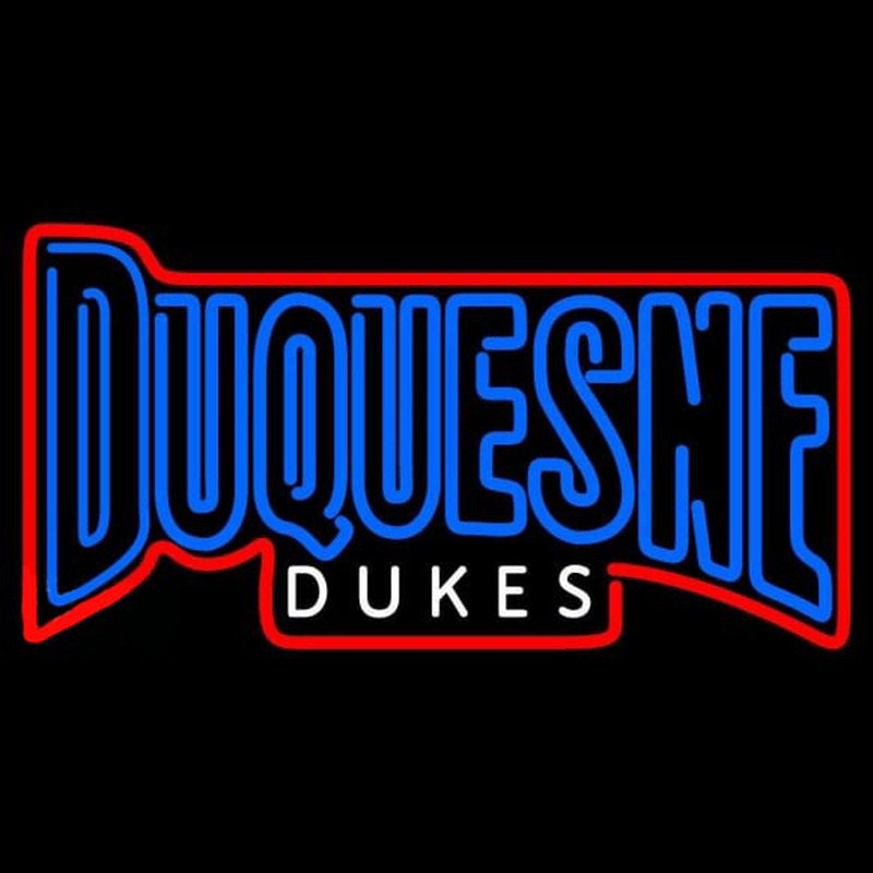 Custom Duquesne Dukes Primary 1999 2006 Logo NCAA Neon Sign Neon Sign USA