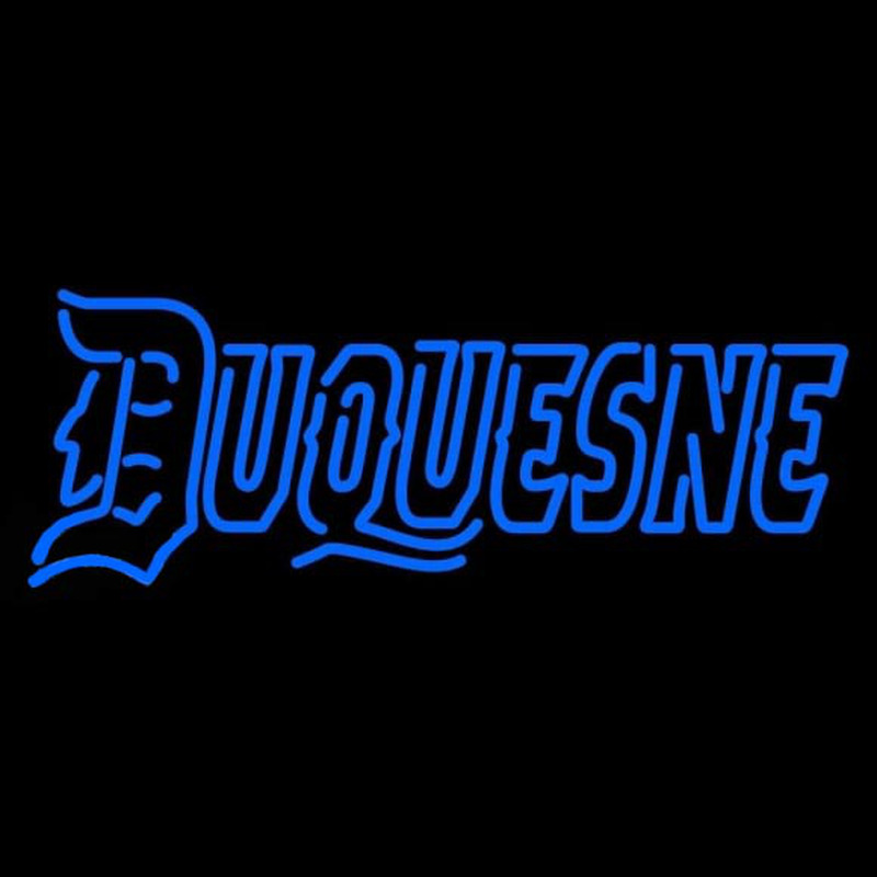 Custom Duquesne Dukes Wordmark 2007 Pres Logo NCAA Neon Sign Neon Sign USA