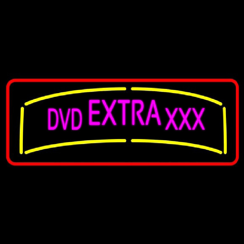 Custom Dvd Extra Xxx 1 Neon Sign USA