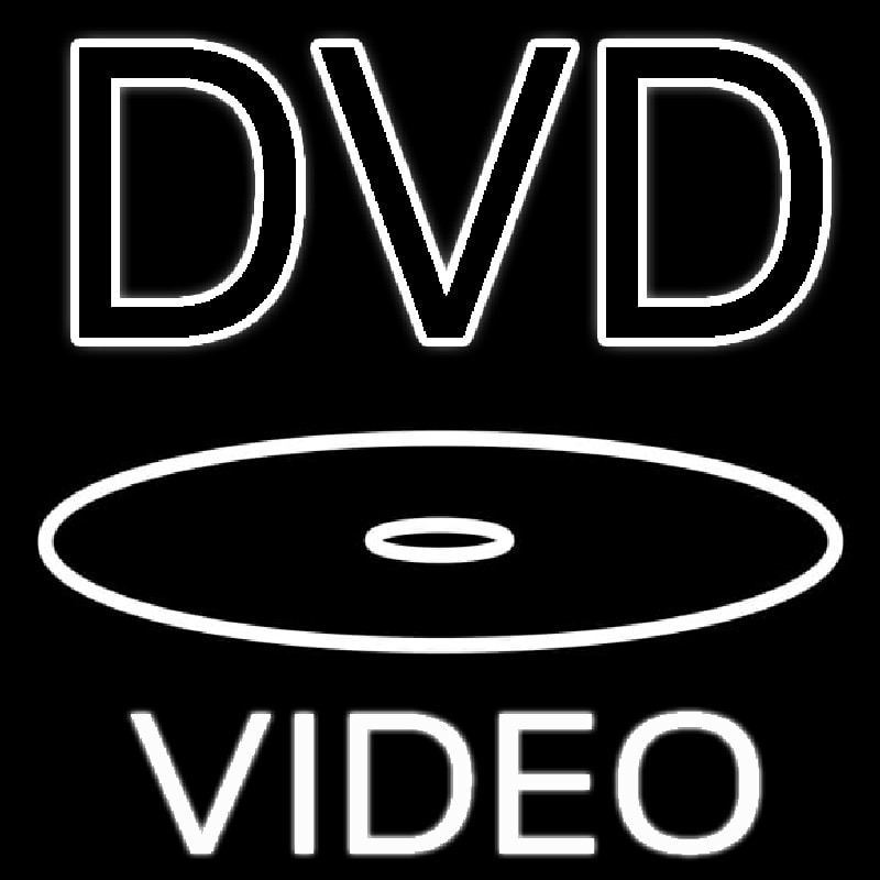 Custom Dvd Video Dics Neon Sign USA