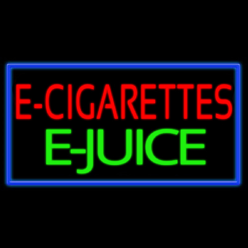Custom E Cigarettes E Juice Neon Sign USA