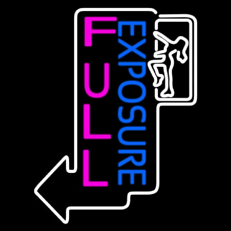 Custom Exposure Full Girl Logo Neon Sign USA