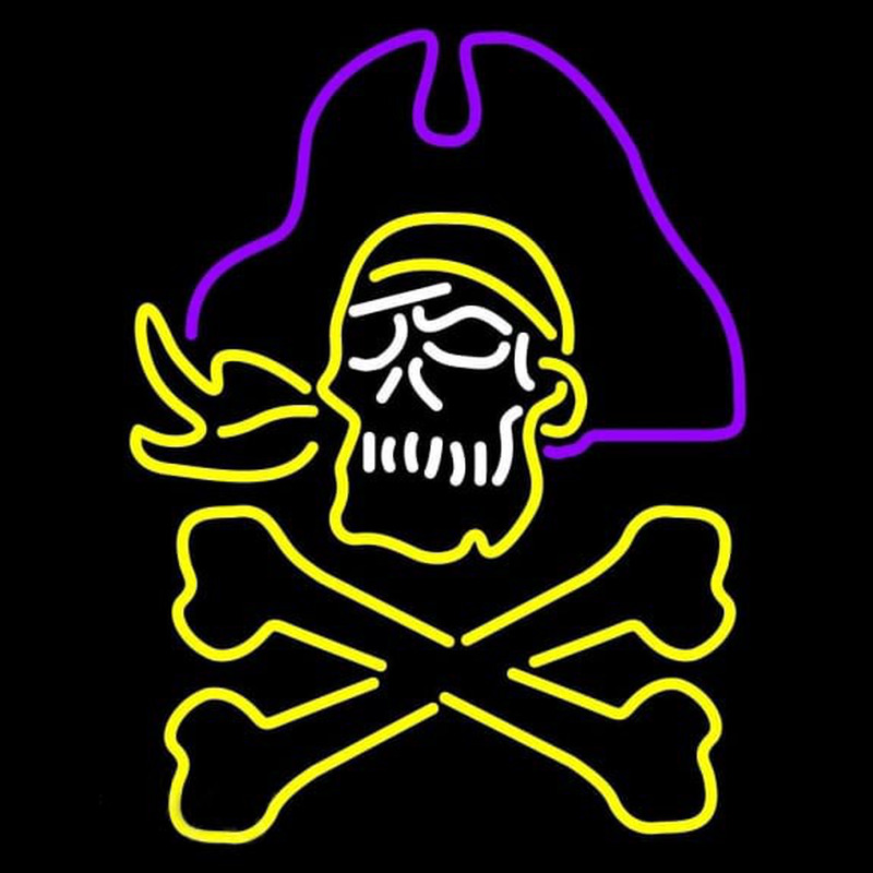 Custom East Carolina Pirates Alternate 1999 Pres Logo NCAA Neon Sign Neon Sign USA