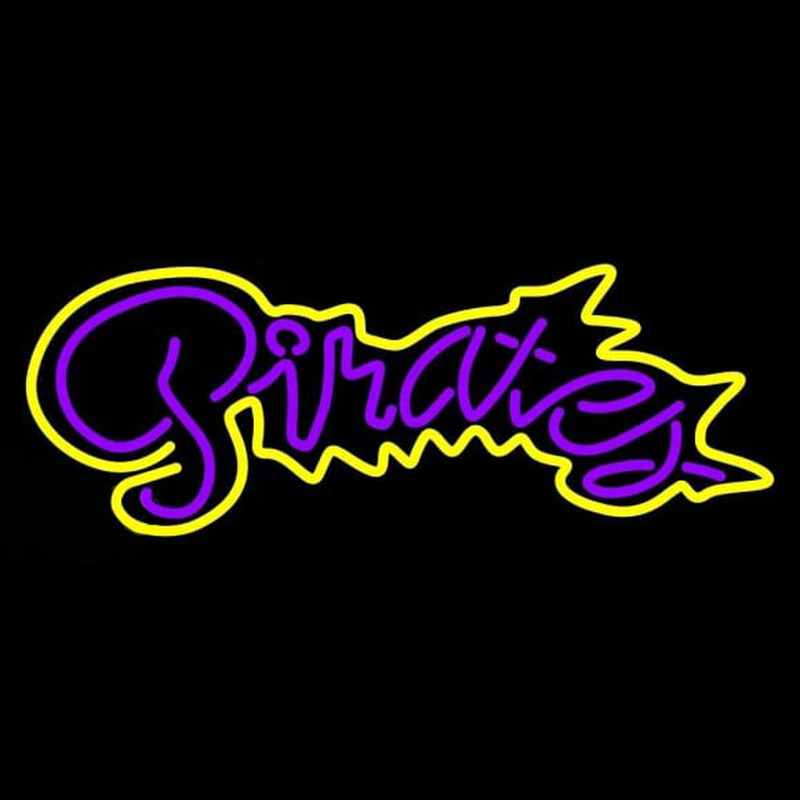 Custom East Carolina Pirates Wordmark 1999 Pres Logo NCAA Neon Sign Neon Sign USA
