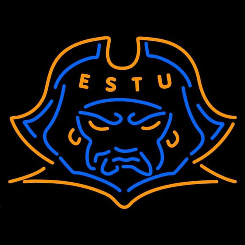 Custom East Tennessee State Buccaneers Primary 2007 Pres Logo NCAA Neon Sign Neon Sign USA
